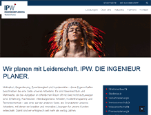 Tablet Screenshot of ingenieurplanung.de
